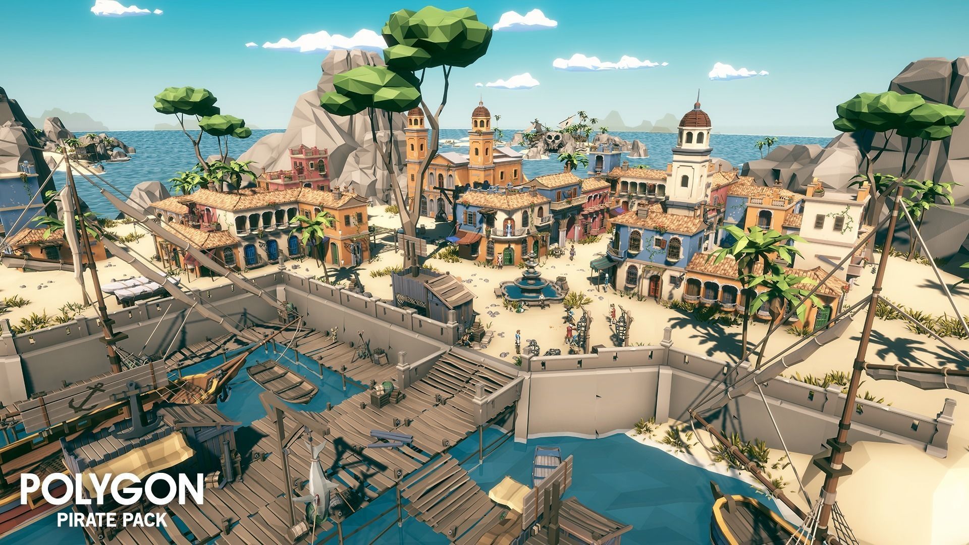 POLYGON - Pirate Pack Low-poly 3D model_7