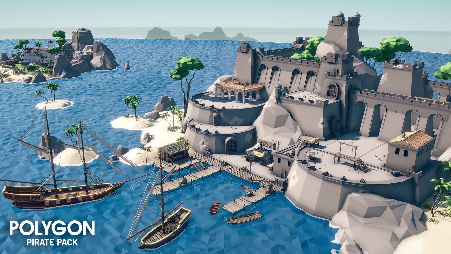 POLYGON - Pirate Pack Low-poly 3D model_9