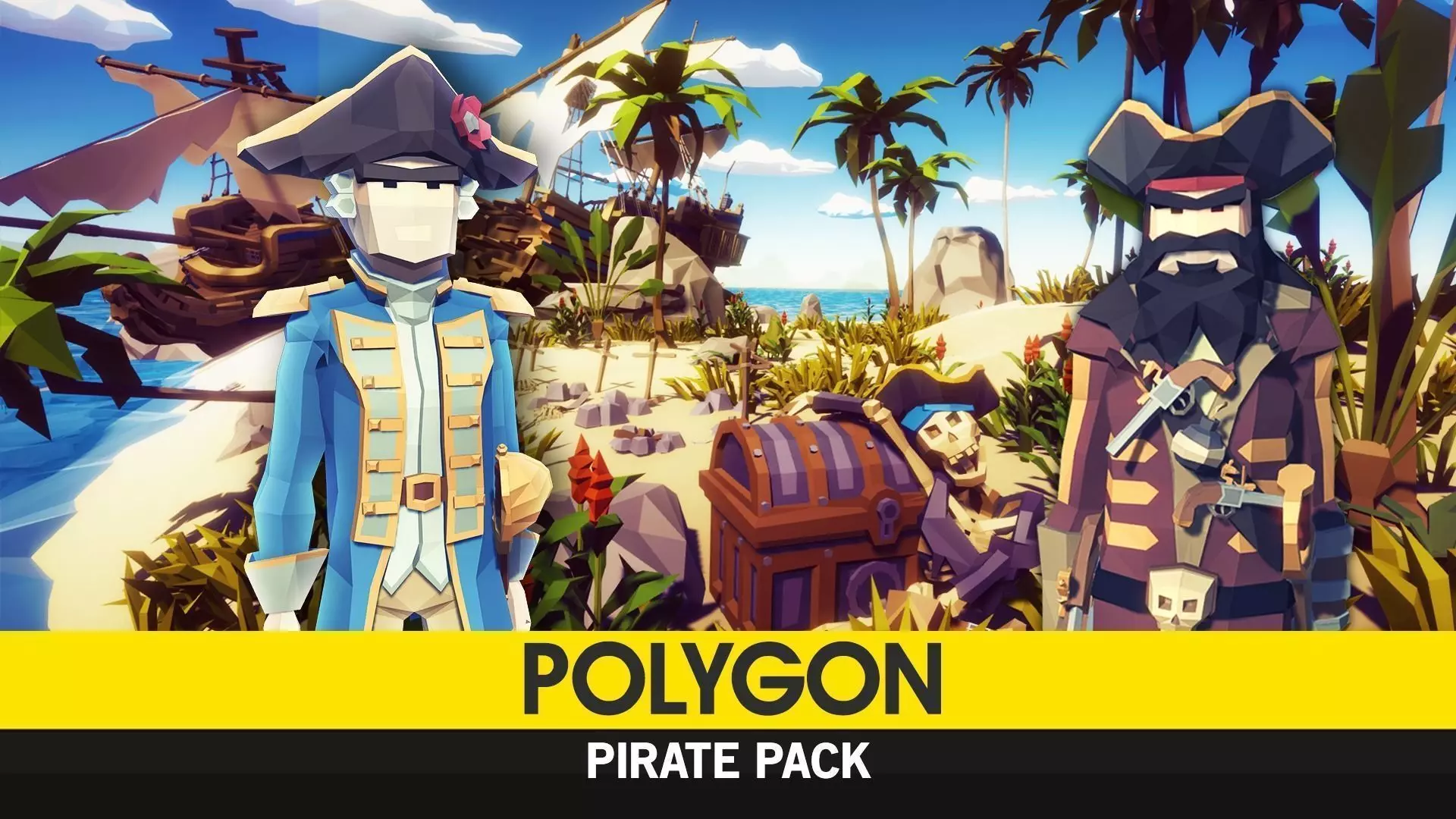 POLYGON - Pirate Pack Low-poly 3D model_0