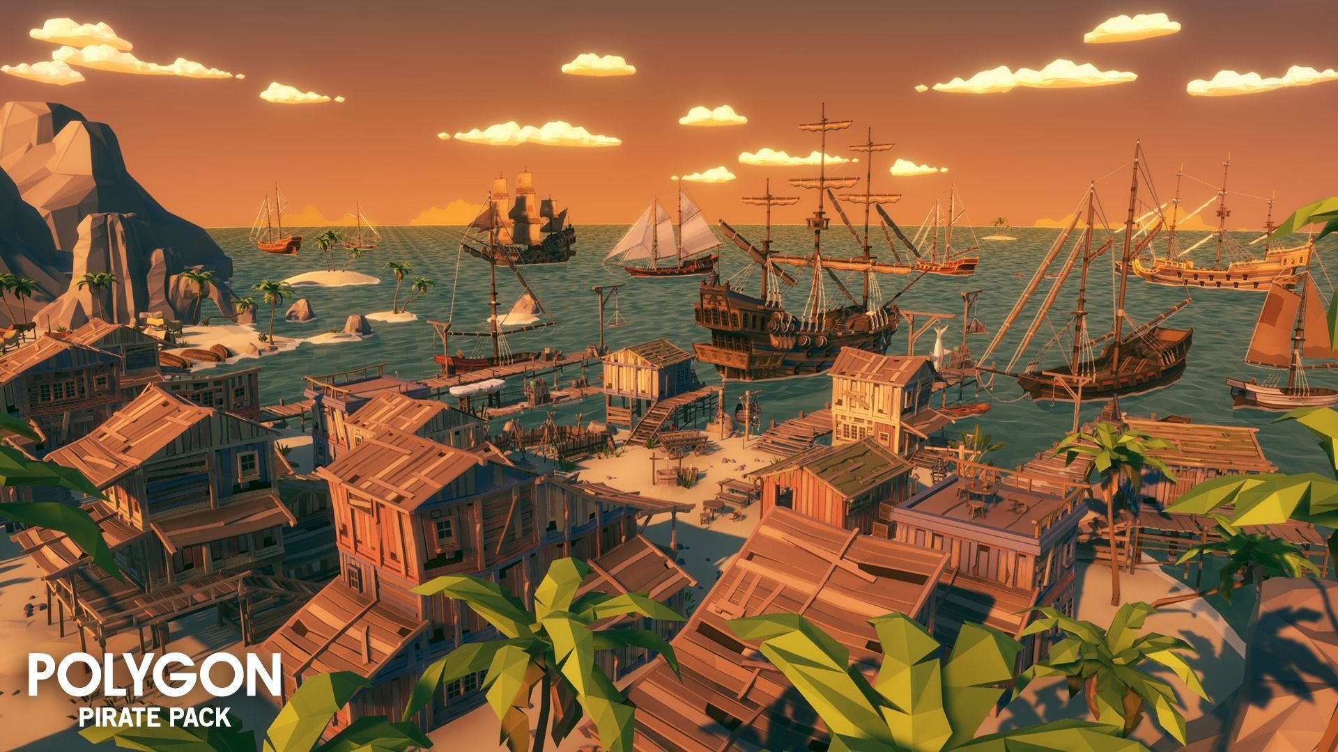 POLYGON - Pirate Pack Low-poly 3D model_5