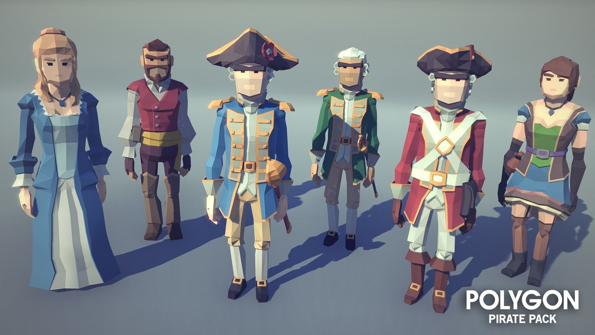 POLYGON - Pirate Pack Low-poly 3D model_11