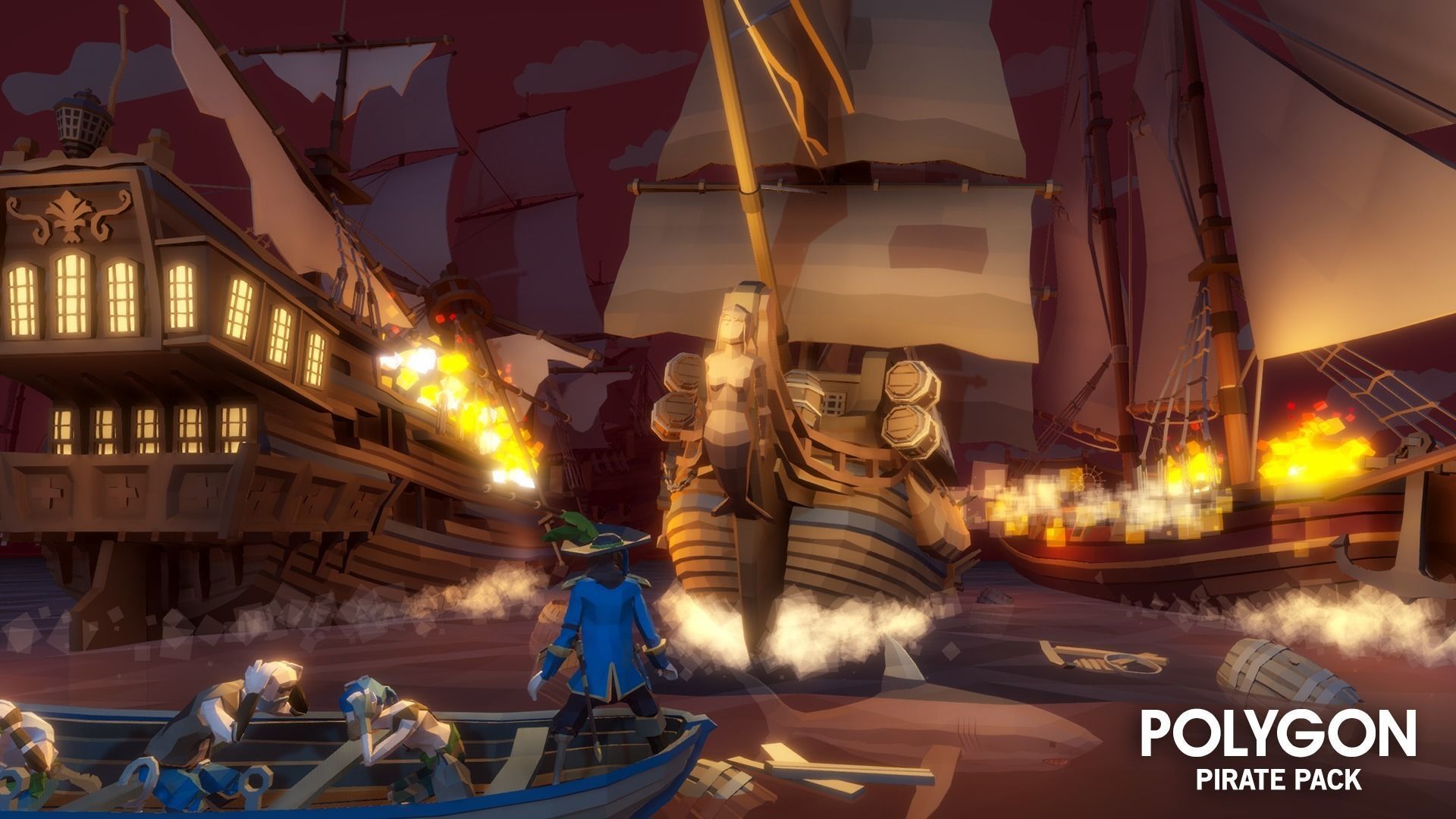 POLYGON - Pirate Pack Low-poly 3D model_8