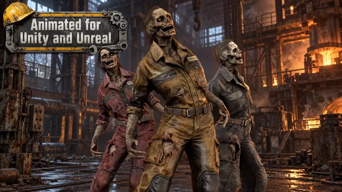 Zombie Worker Girl