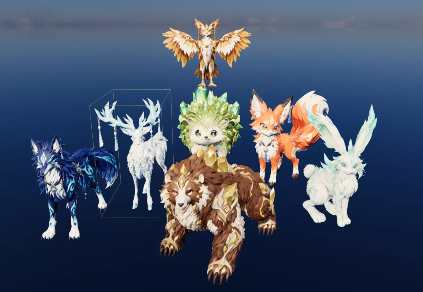 Best Animation Character Design Stylized Anime Forest Inhabitants 3D model rigged | CGTrader