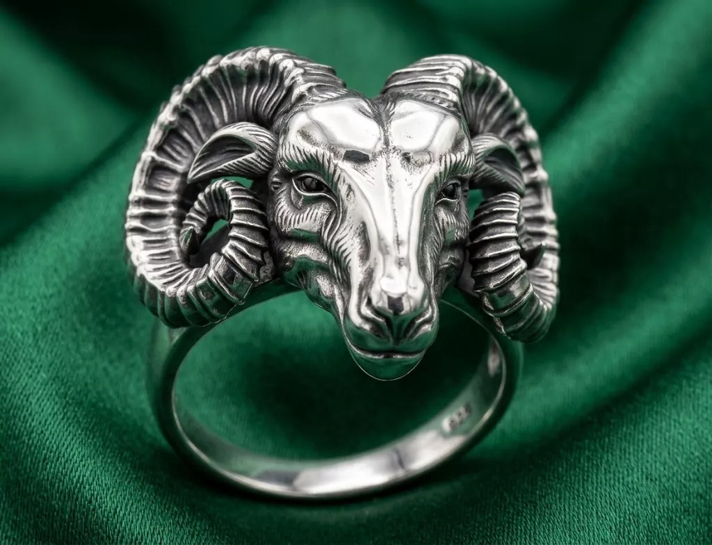 The Ram gents ring 3D print model