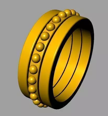 DOT Ring 3D print model_0