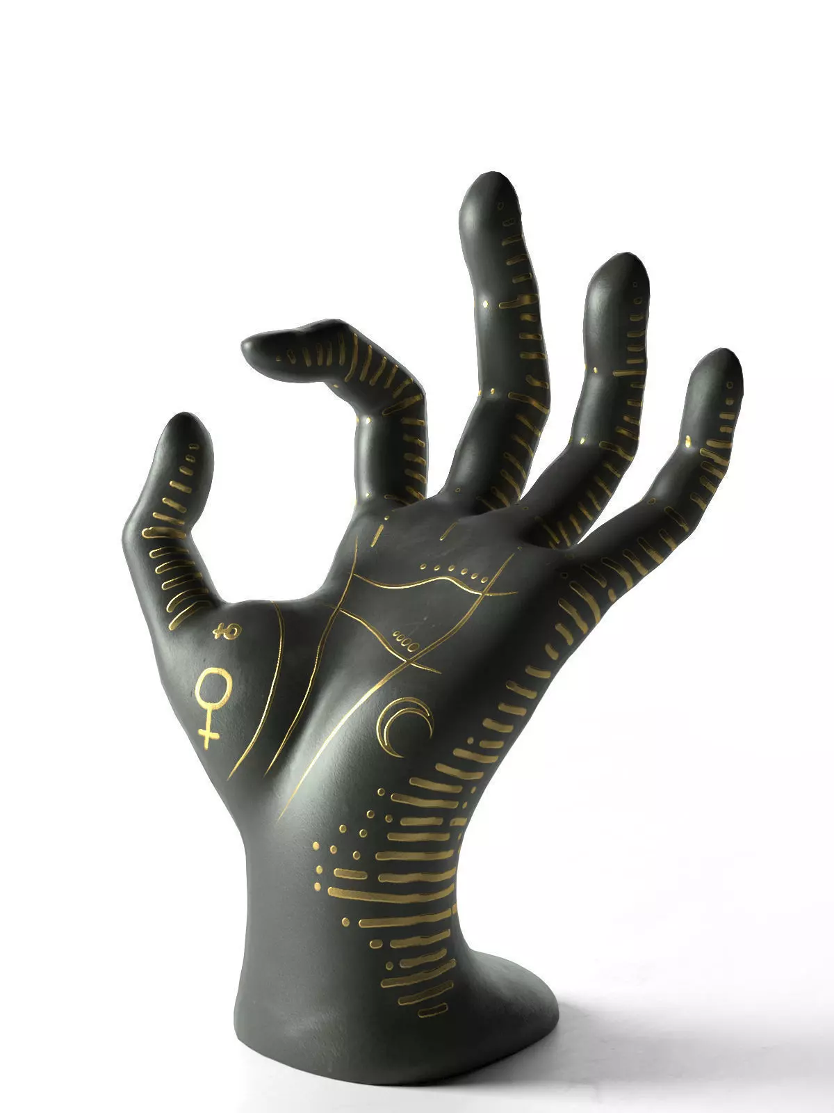 Palm Reading and Jewelry Holder 3D model_0