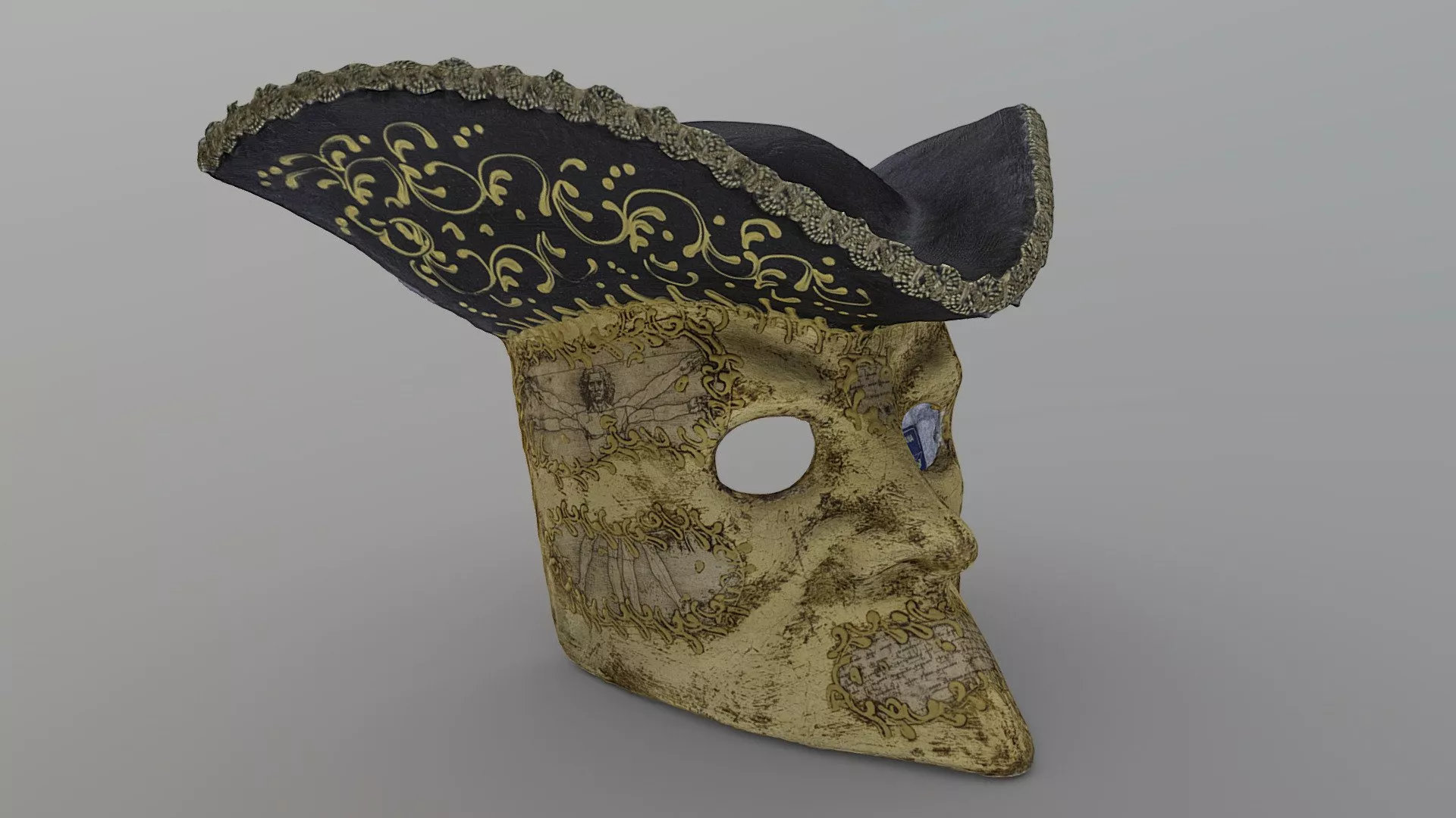 Venetian Carnival Mask - photogrammetry 3D model