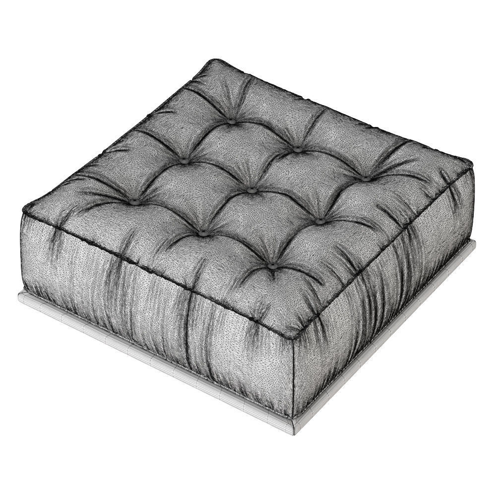 Pouf Doimo Salotti Modern 3D model_3