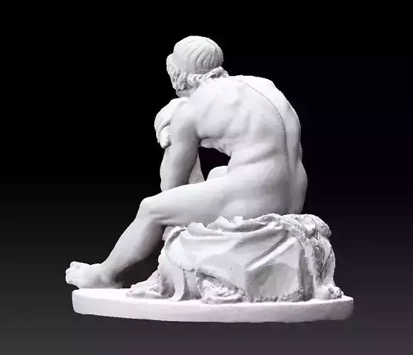 thor statue 3D print model
