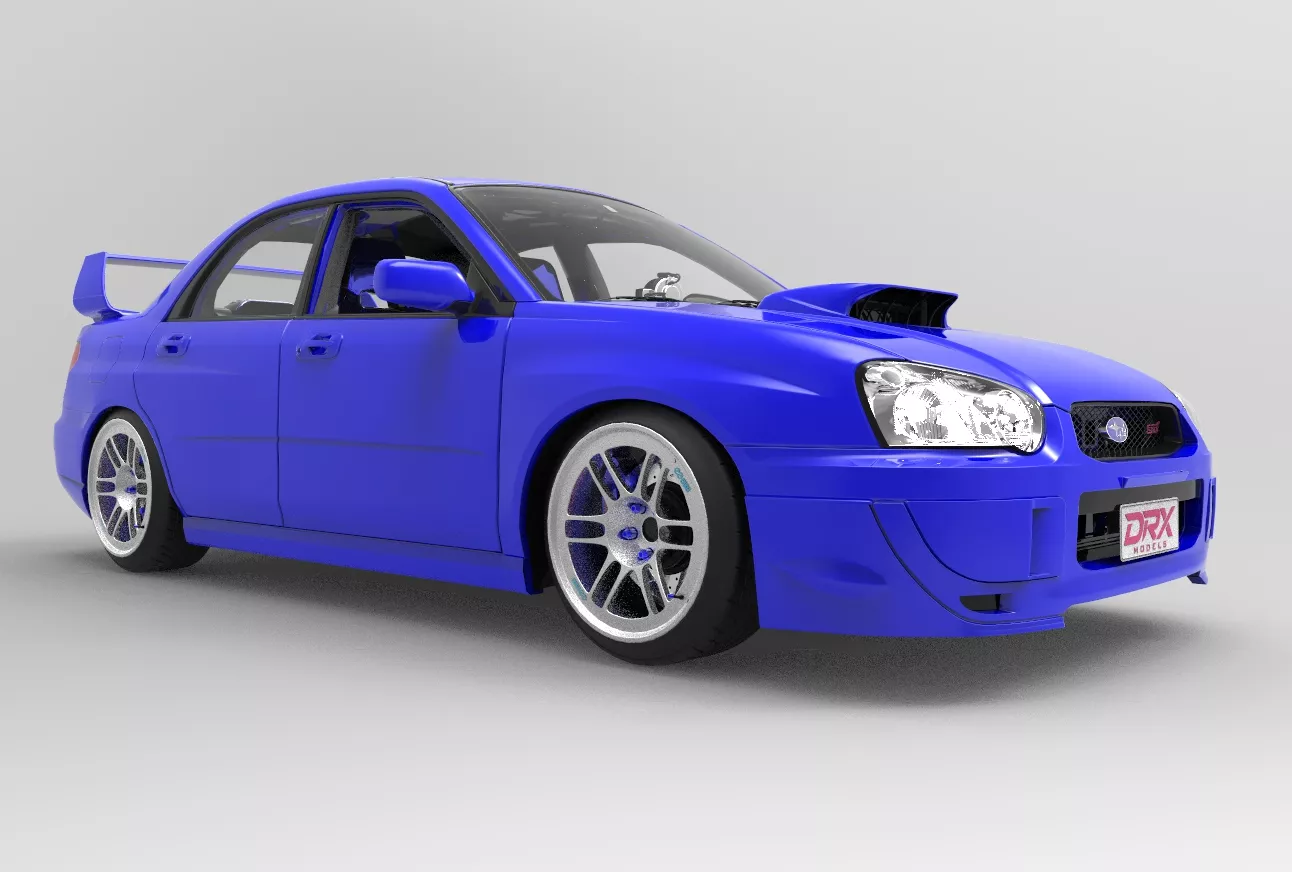 Subaru Impreza WRX STI 2005 3D model