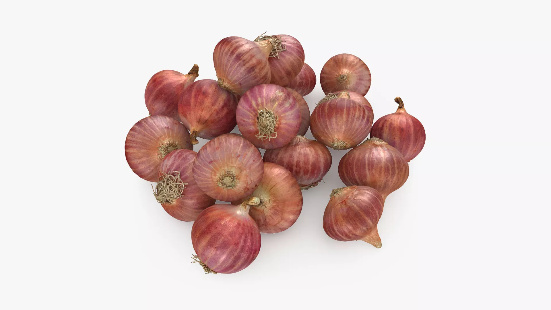 Shallots Pile 3D model
