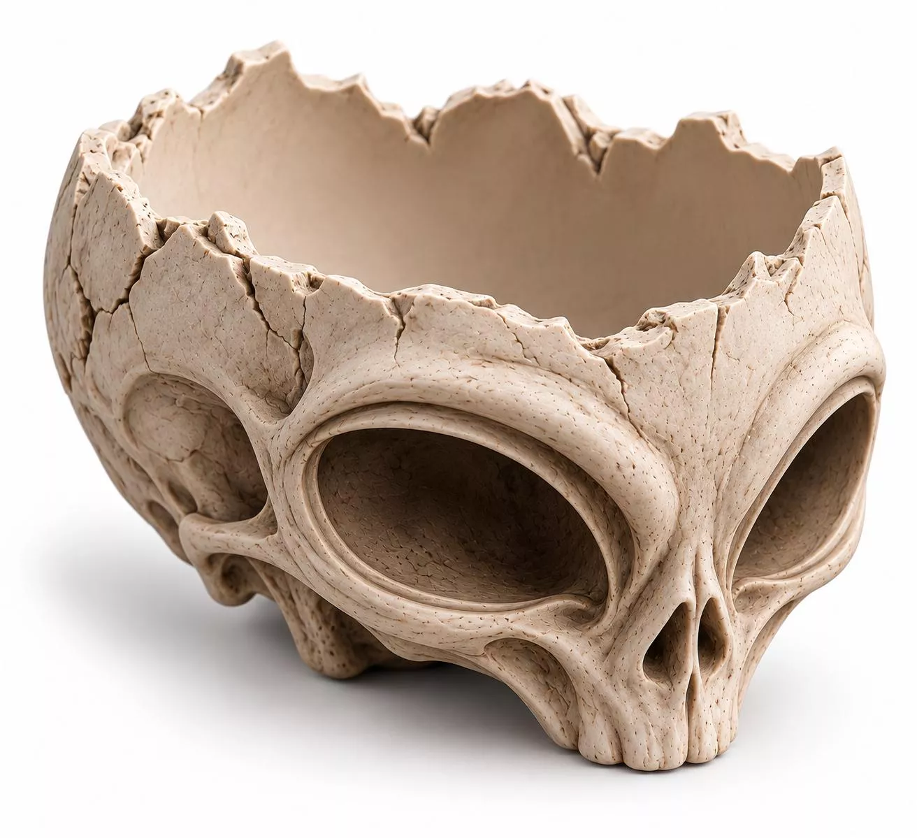 alien skull printable 3D print model