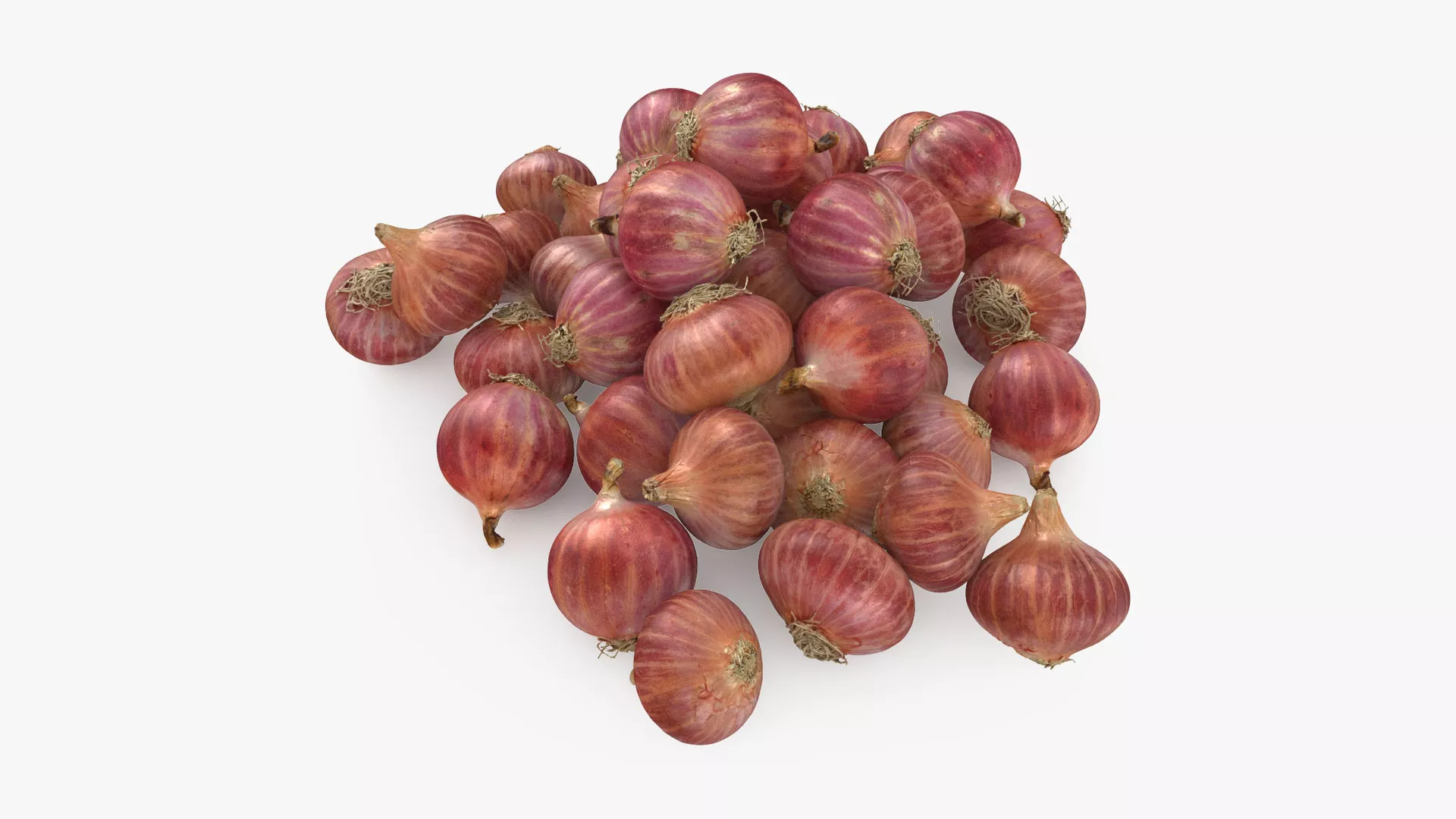Shallots Pile v2 3D model