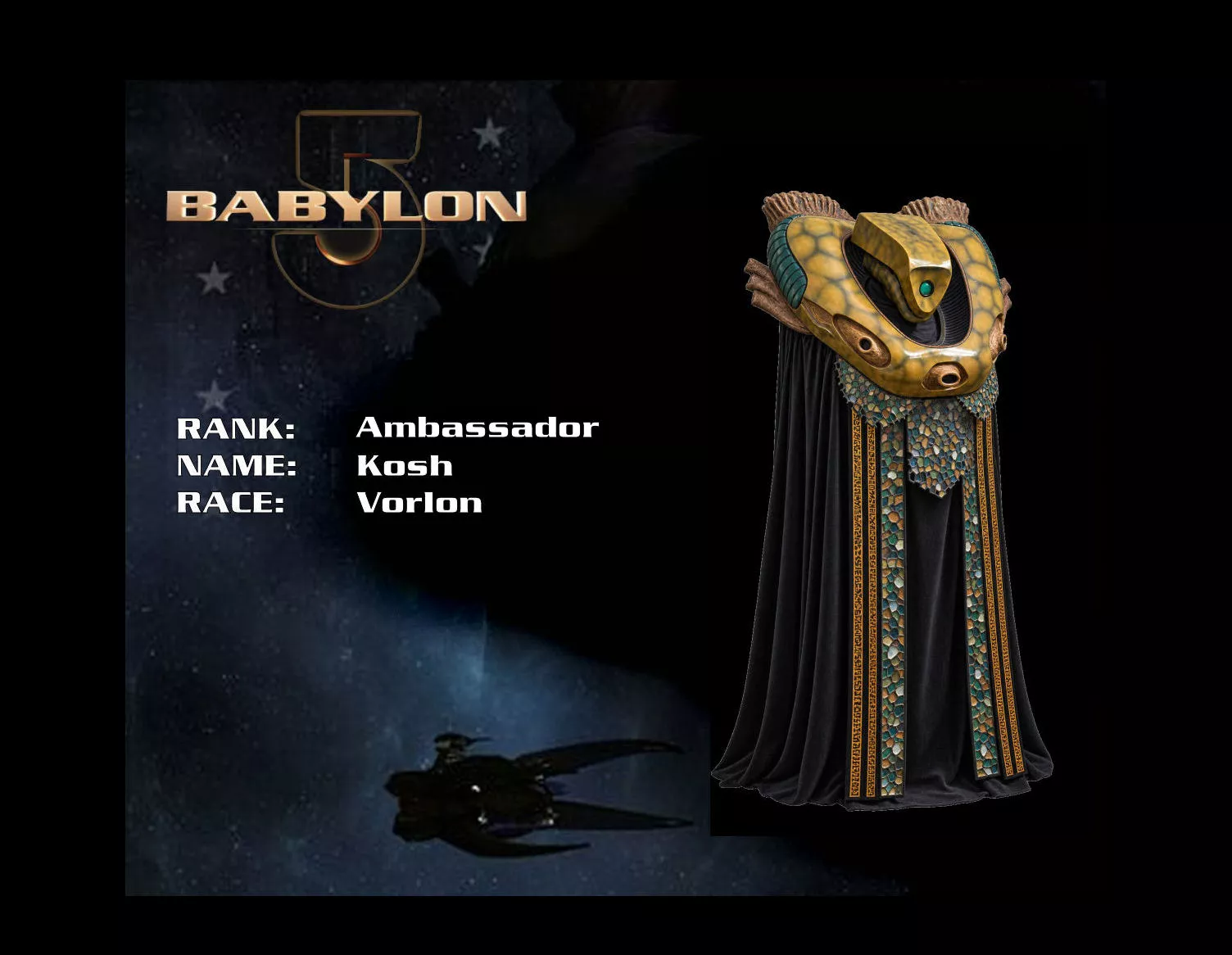 Babylon 5 - Ambassador Kosh 3D print model