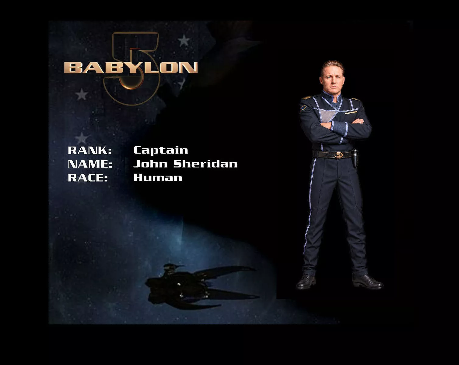 Babylon 5 - Captain John Sheridan 3D print model