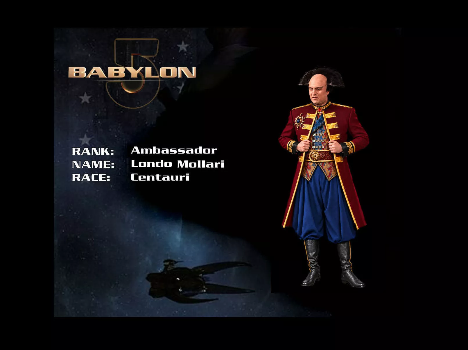 Babylon 5 - Ambassador Londo Mollari 3D print model