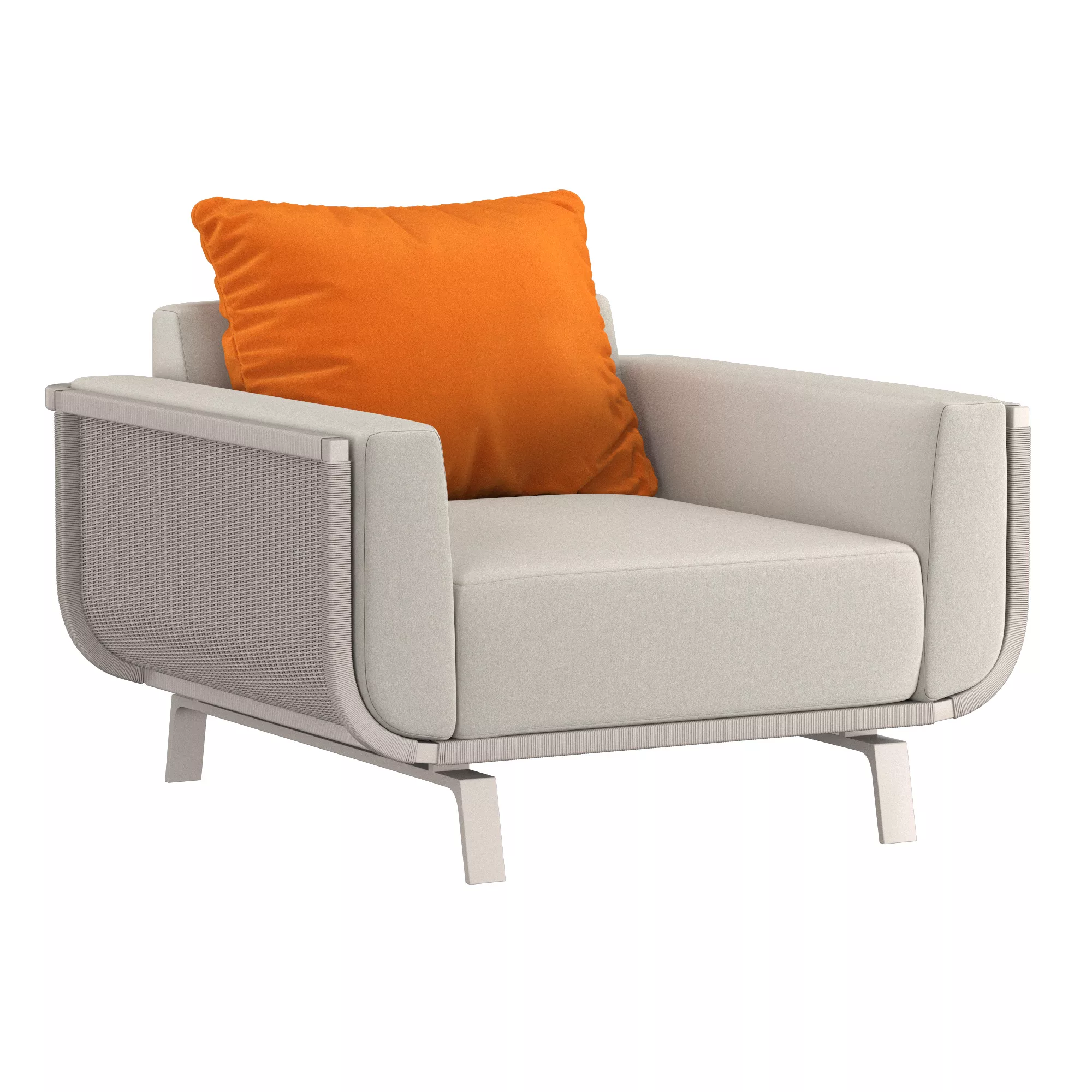 Tortuga Lounge Chair 3D model