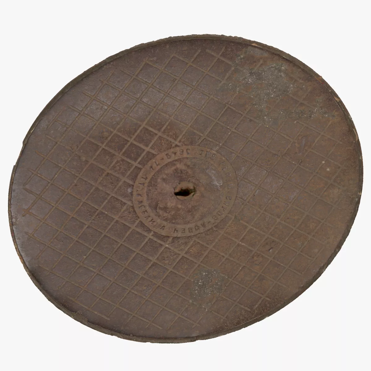 Manhole 09 RAW Scan 3D model