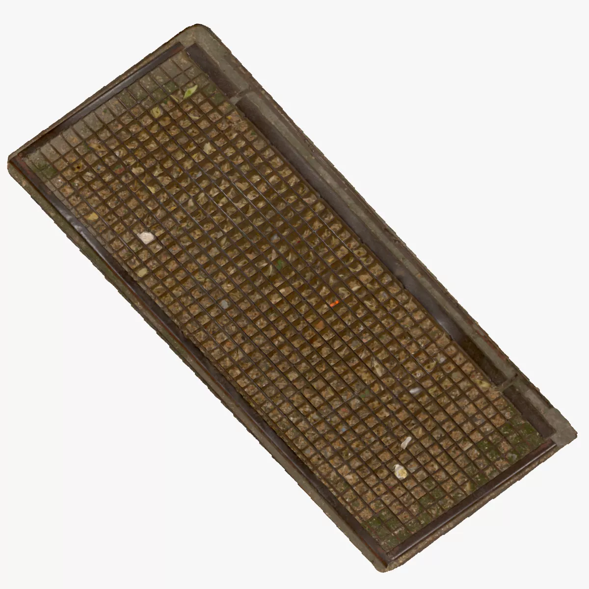 Grate Dirty 01 RAW Scan 3D model