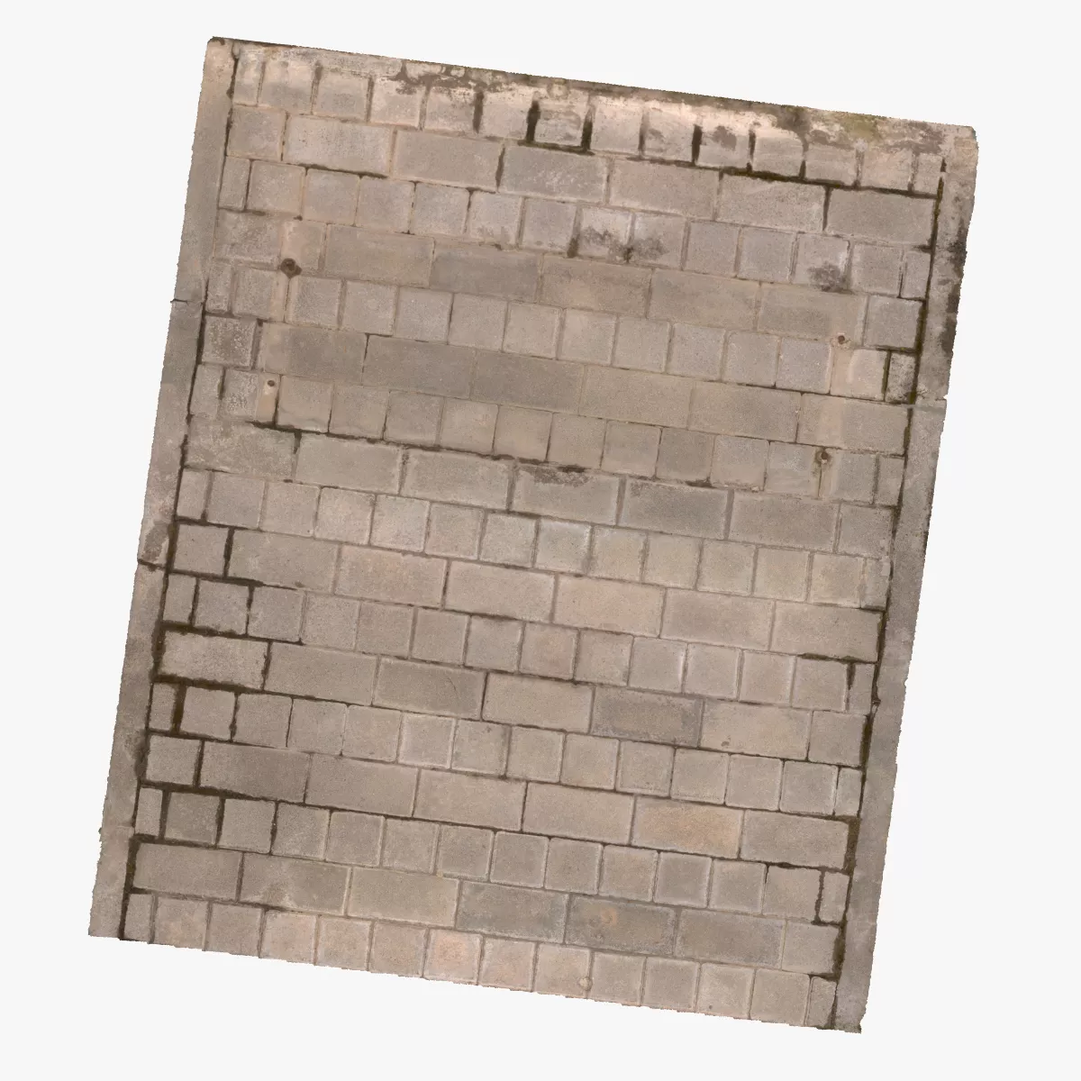 Sidewalk Section 01 RAW Scan 3D model