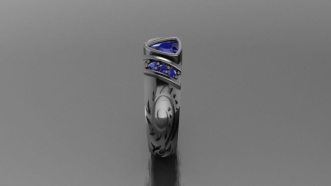 Men Women rings 0011by 3D print model