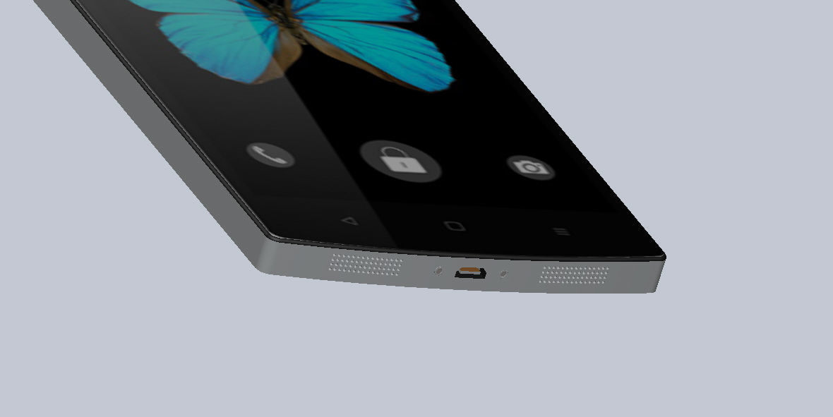 Smartphone BPhone Made by Vietnam Free low-poly 3D model_5