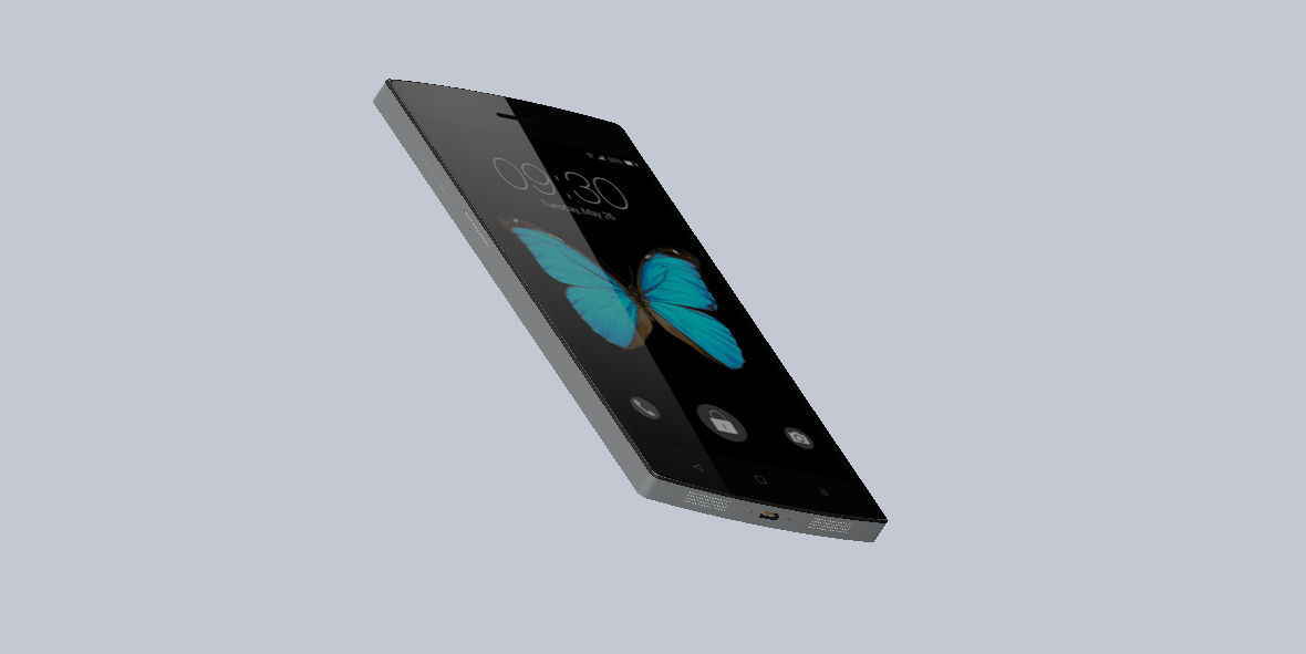 Smartphone BPhone Made by Vietnam Free low-poly 3D model_1