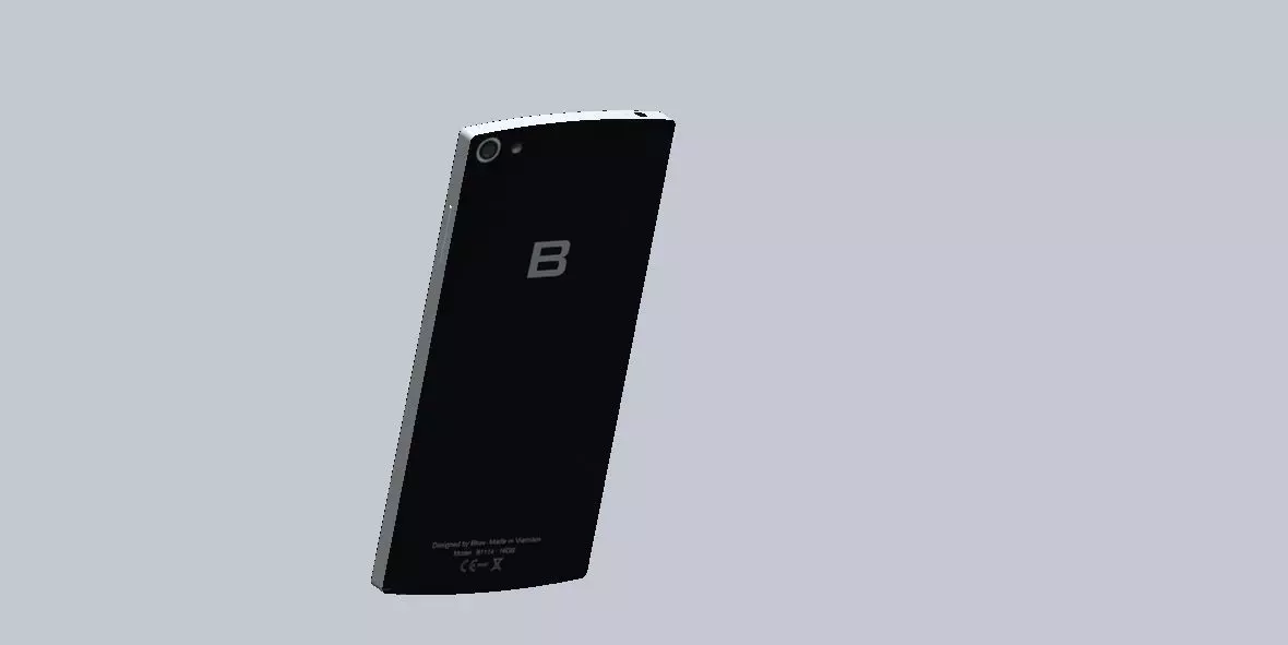 Smartphone BPhone Made by Vietnam Free low-poly 3D model_0