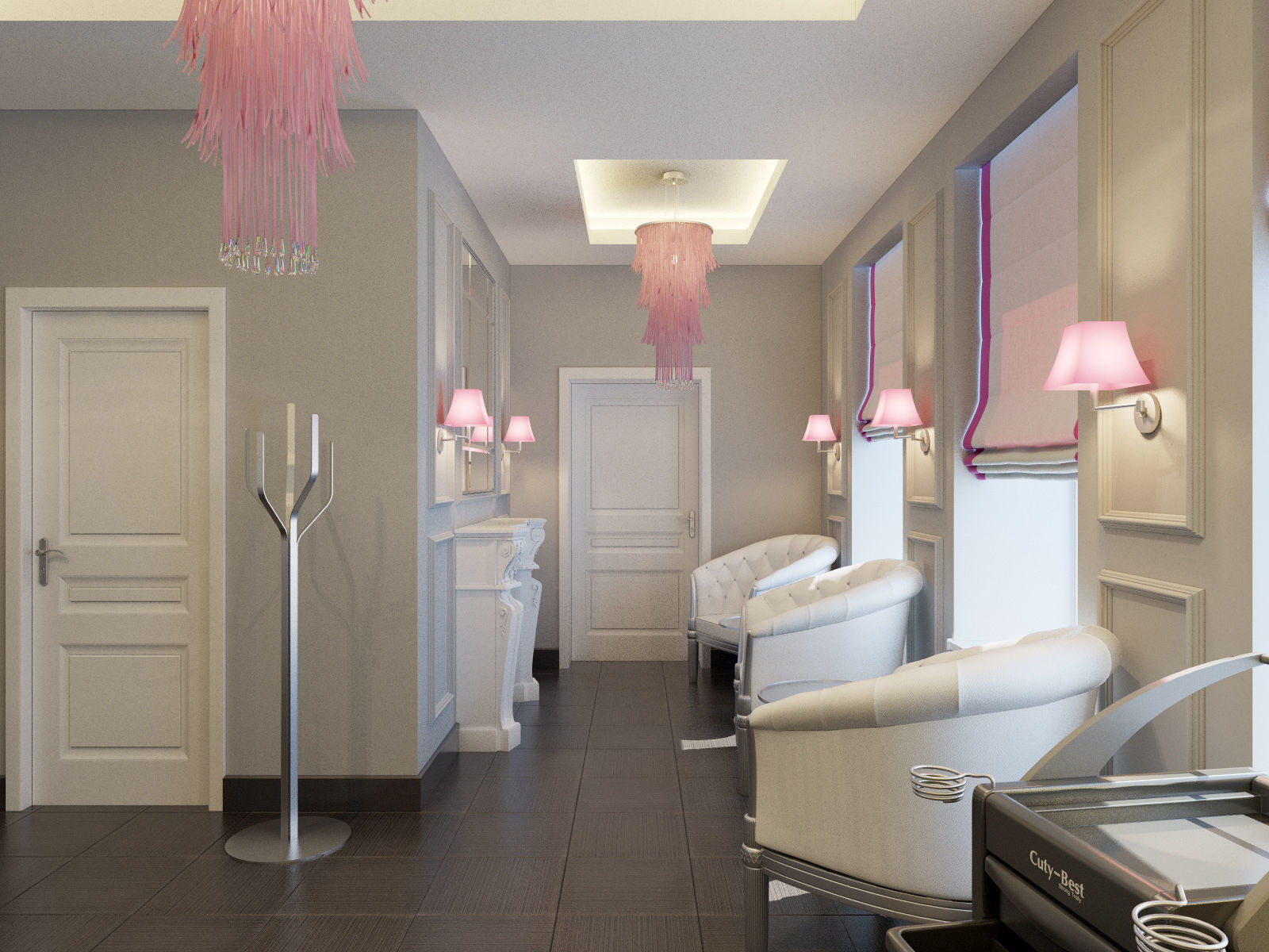 Hair and Beauty salon interior 2 3D model_5