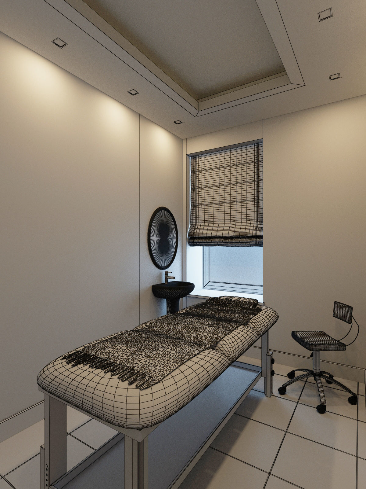 Hair and Beauty salon interior 2 3D model_24