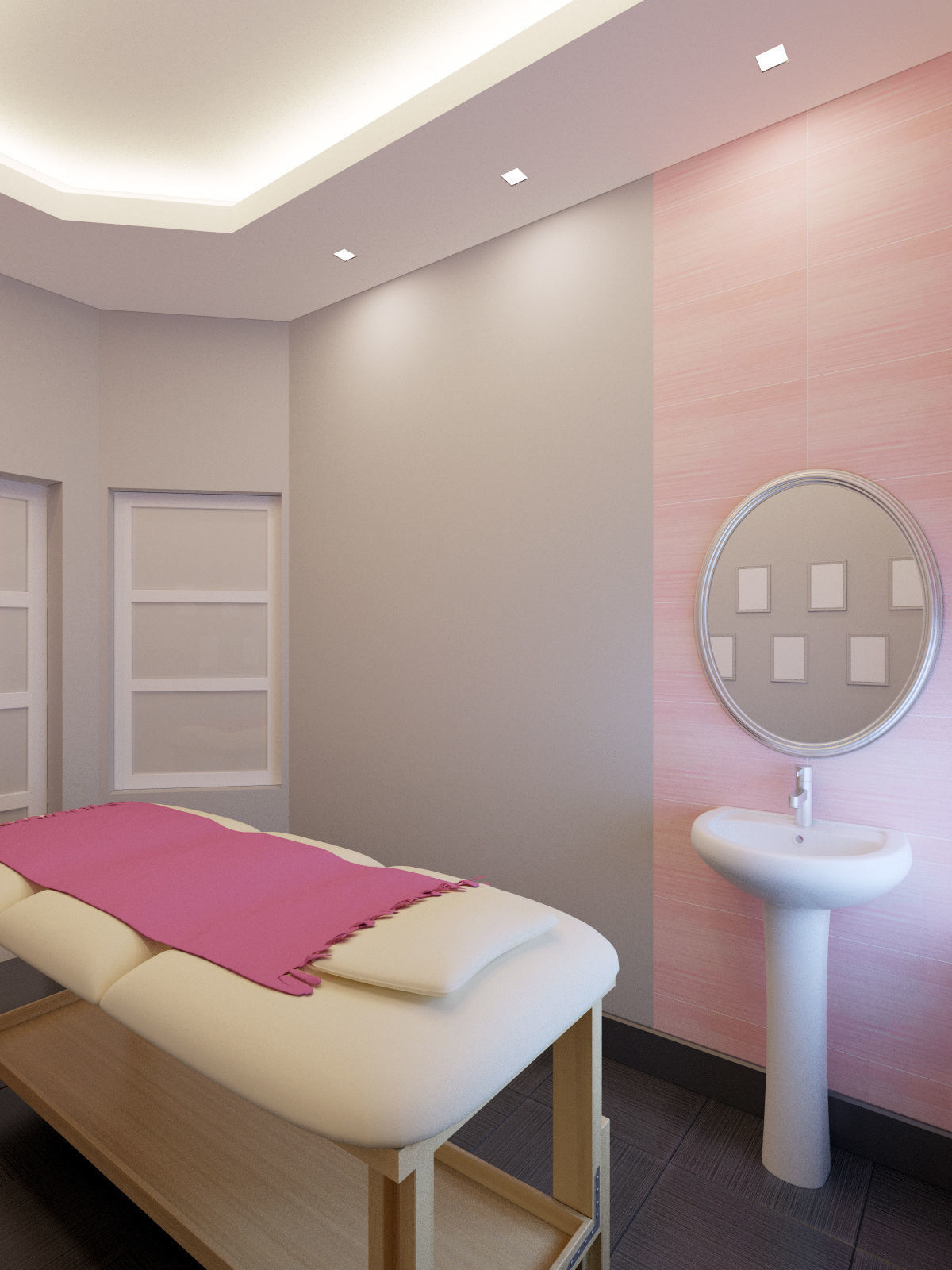 Hair and Beauty salon interior 2 3D model_8