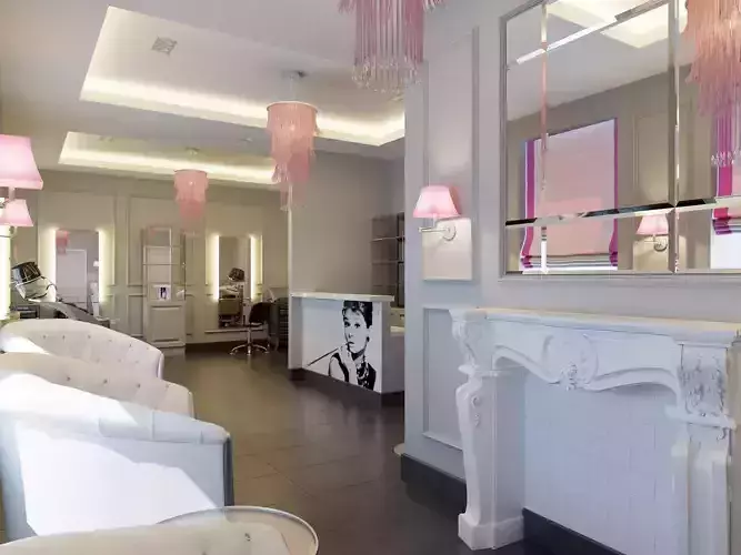 Hair and Beauty salon interior 2 3D model