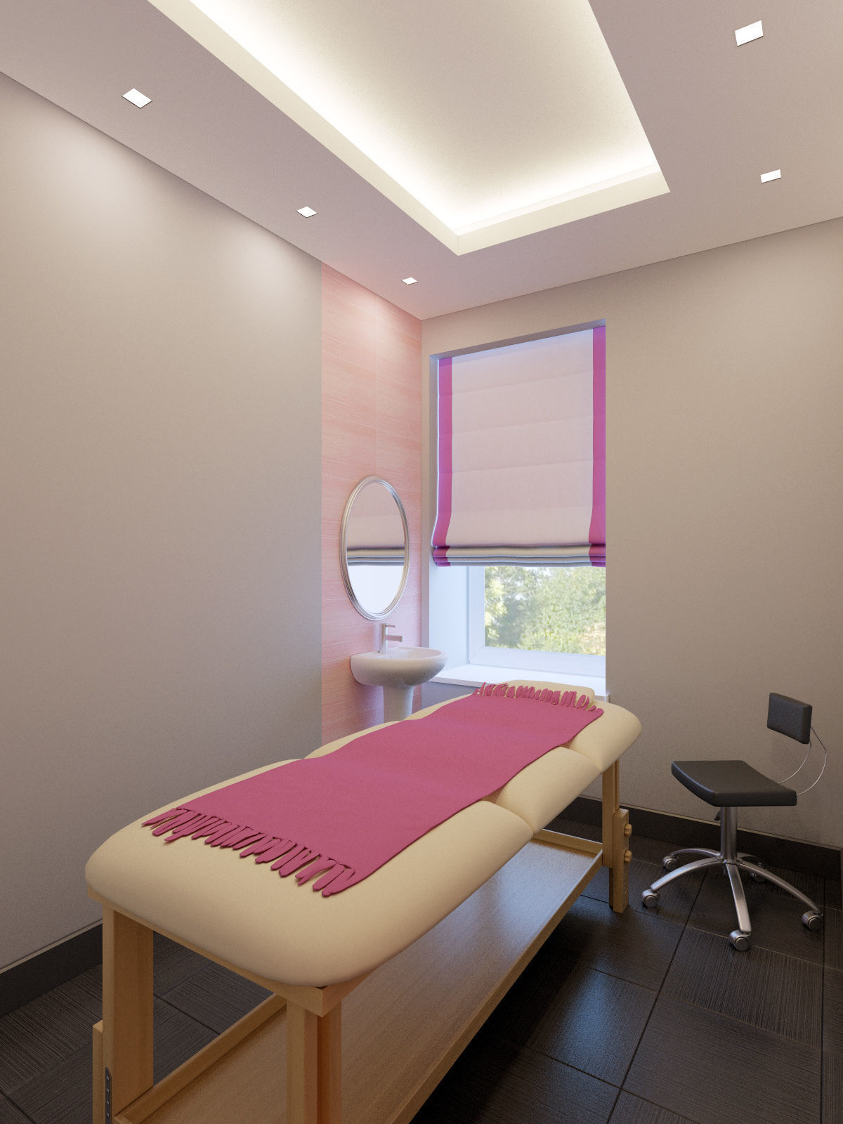 Hair and Beauty salon interior 2 3D model_11