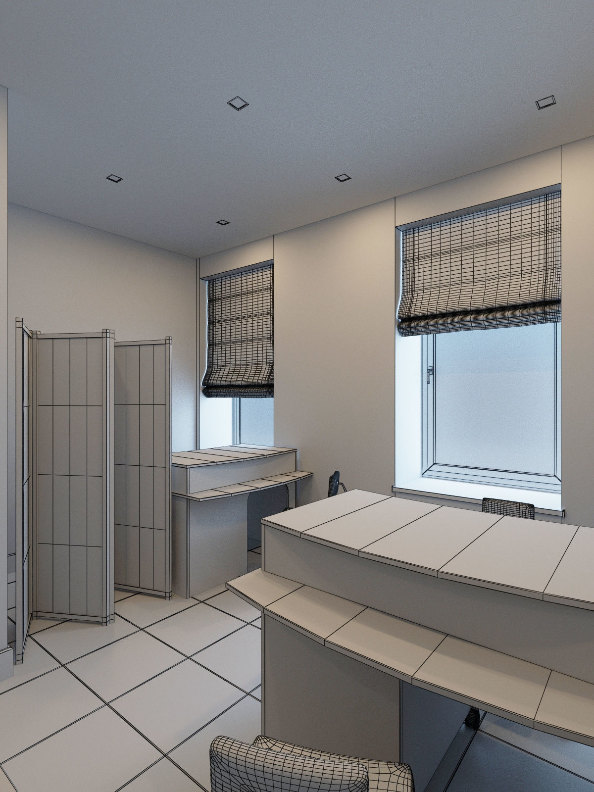 Hair and Beauty salon interior 2 3D model_25