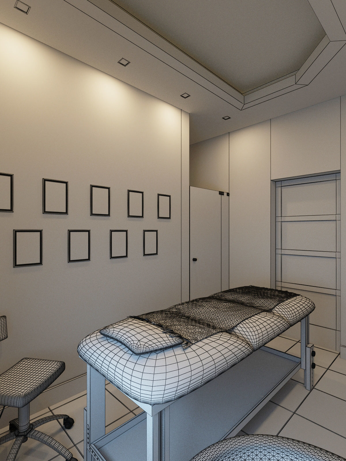 Hair and Beauty salon interior 2 3D model_26