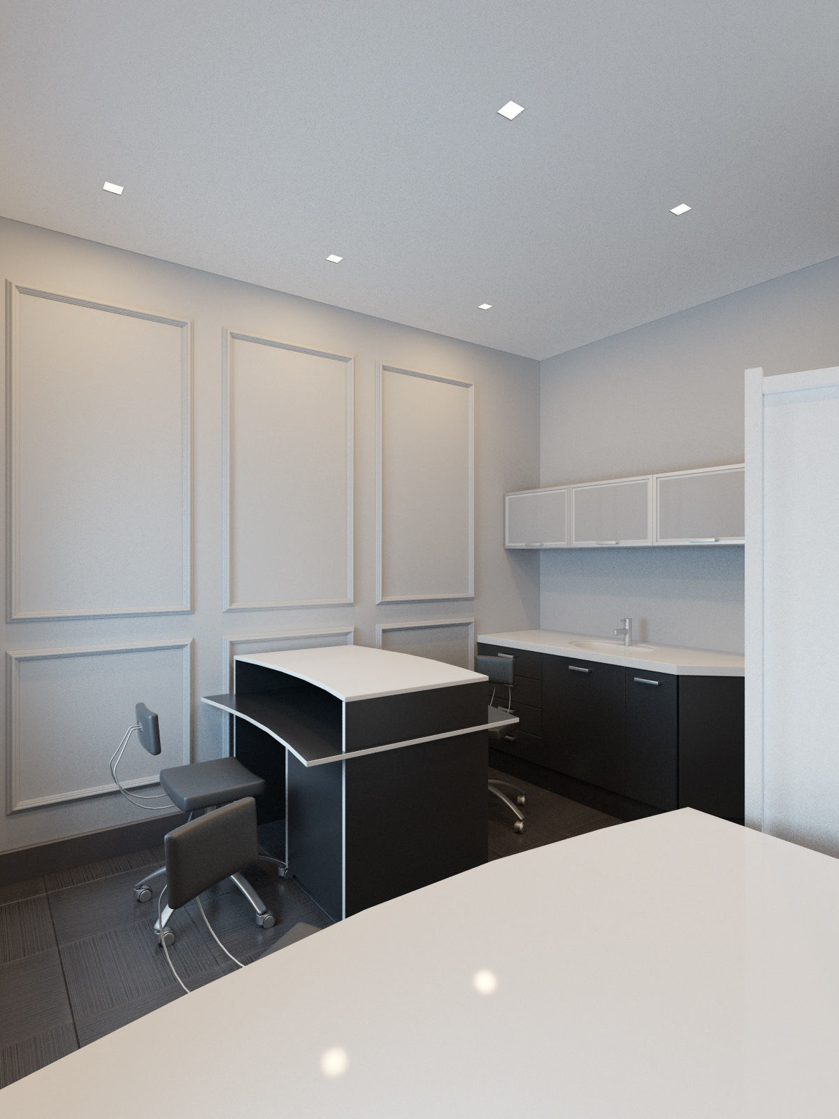 Hair and Beauty salon interior 2 3D model_7