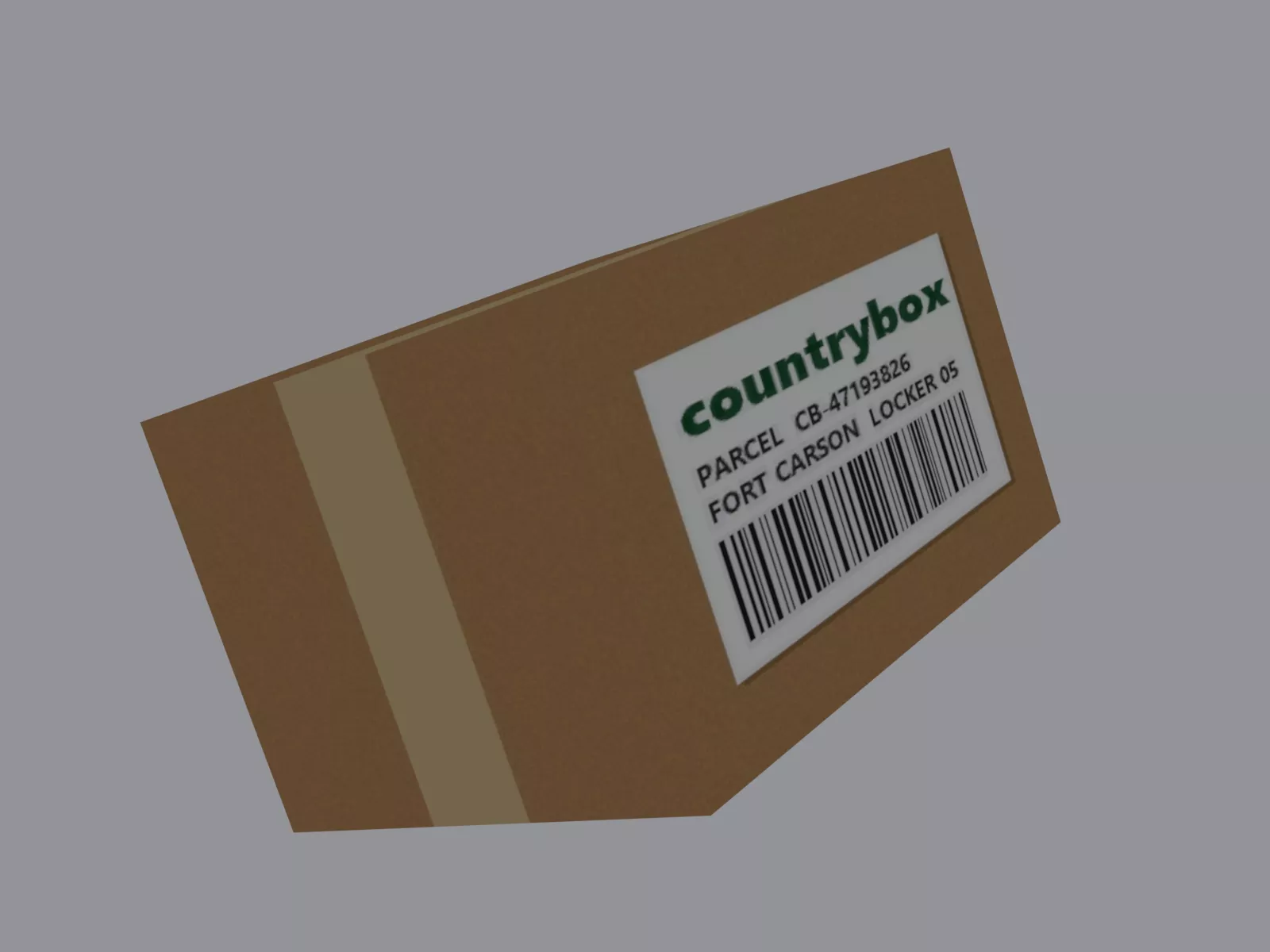 Parcel Box 3D model