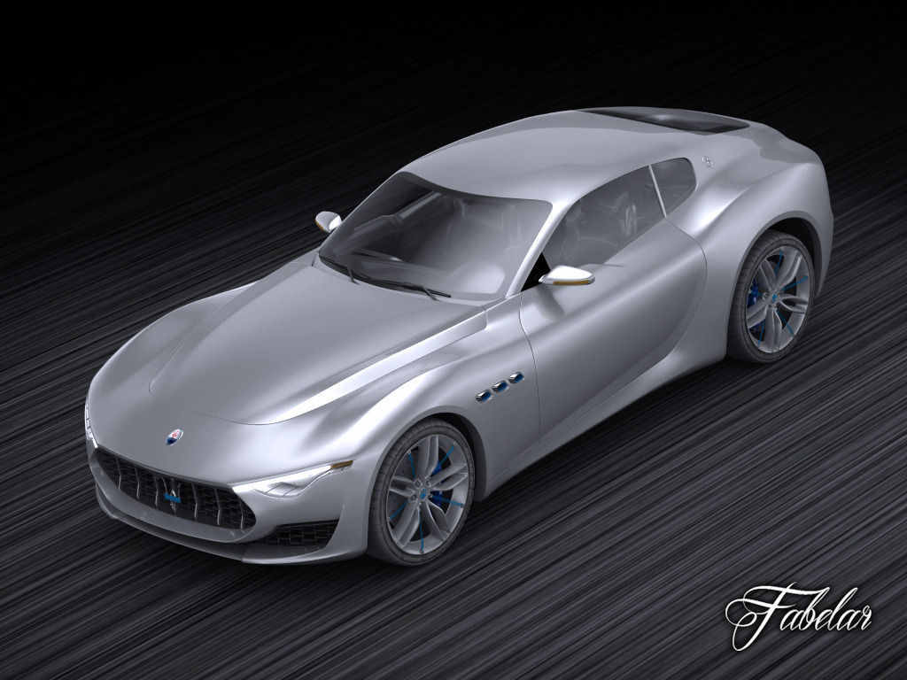 Maserati Alfieri 3D model_2