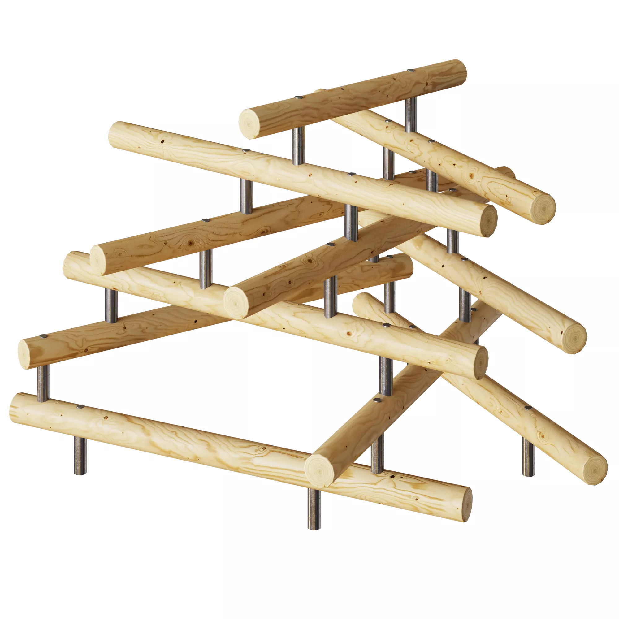 Childrens climbing frame Type 4 3D model