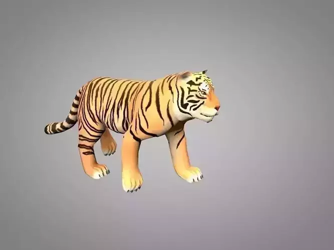Tiger Low-poly 3D model