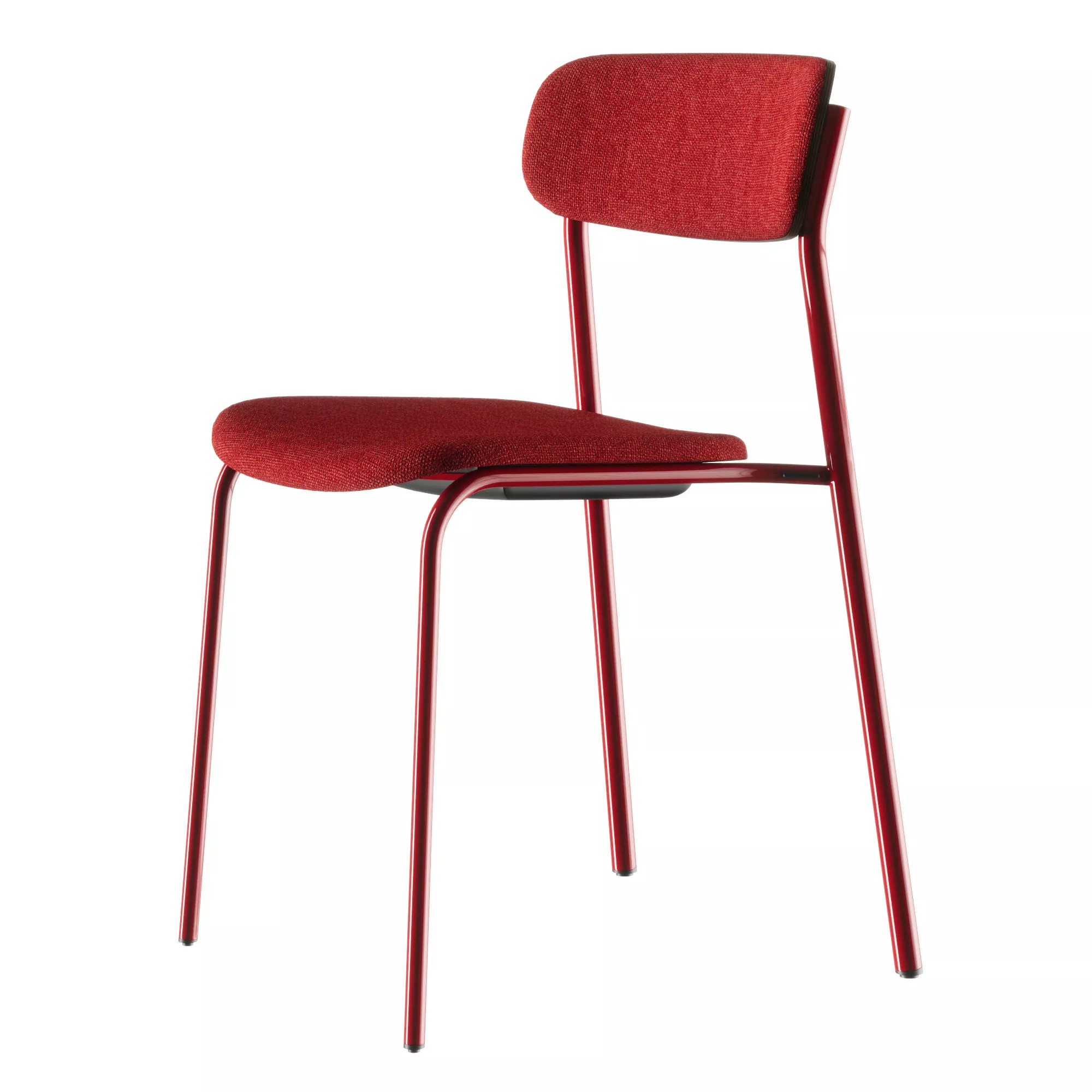 Thonet S243 PV Tubular Steel Chair 3D model