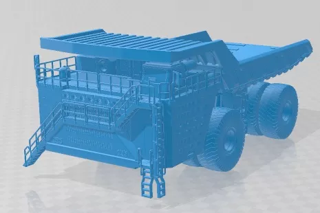 BelAZ 75710 Dump Truck 2013 Printable 3D print model
