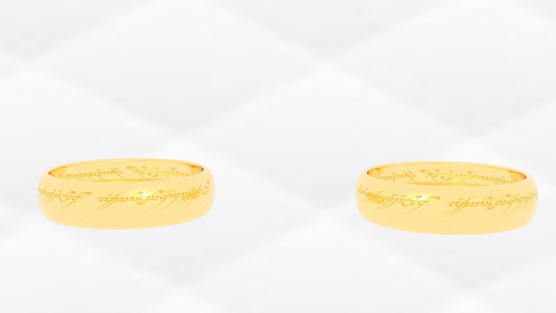 The lord of the rings - Ring of omnipotence Low-poly 3D model_6