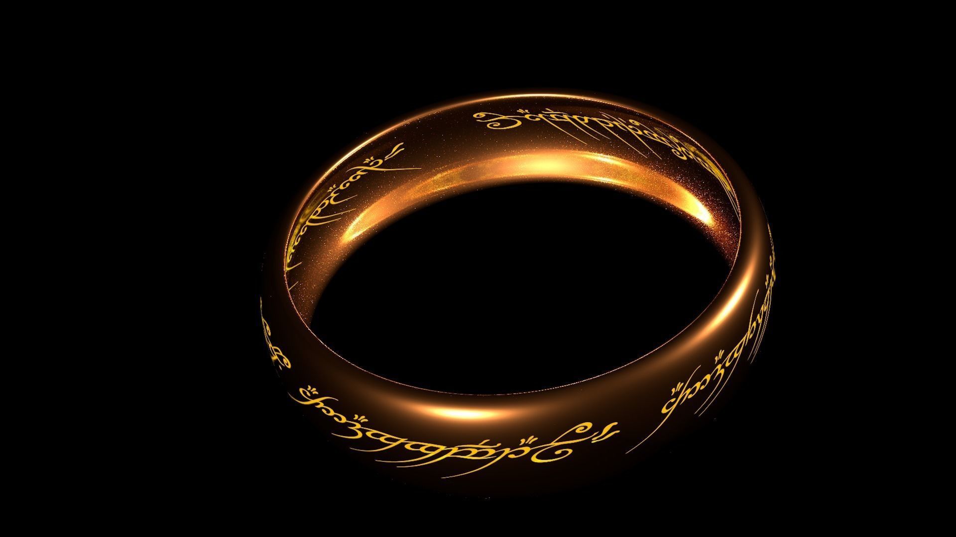 The lord of the rings - Ring of omnipotence Low-poly 3D model_2