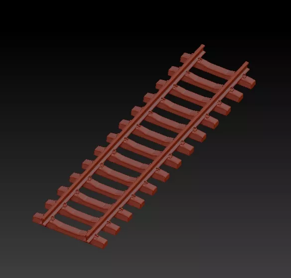 Railway Track 3D print model