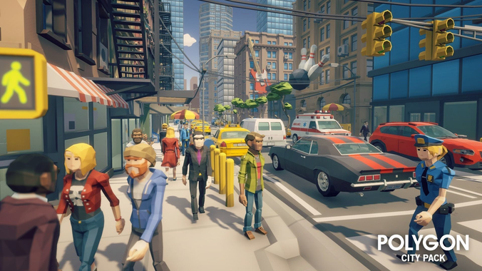 POLYGON - City Pack Low-poly 3D model 4