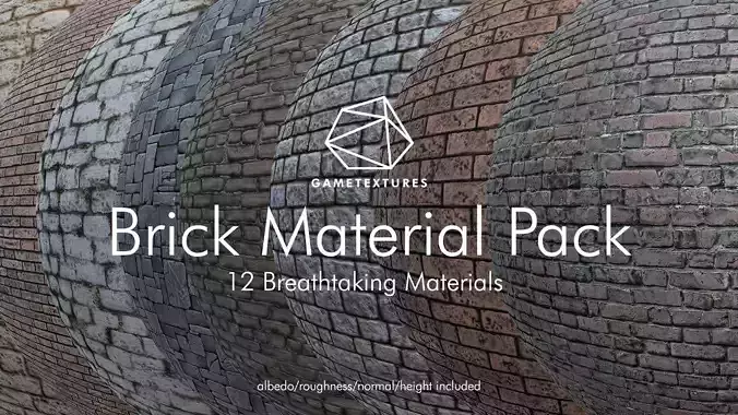 Brick Material Pack by GameTextures