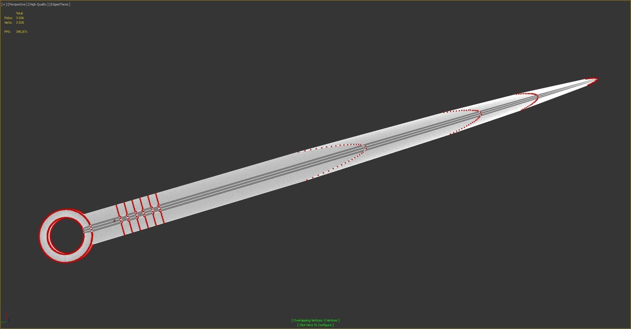 Solid Silver Letter Opener - Paper Knife 3D model_11