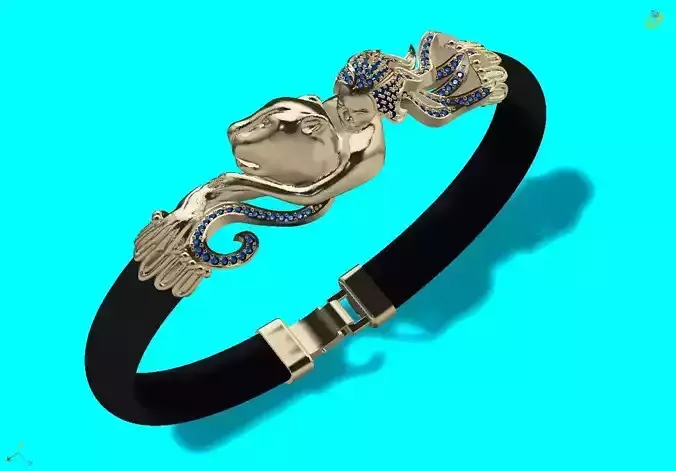 Girl and tiger bracelet